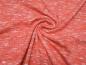 Preview: Fabric light knit fabric red coralle melange dress fabric blouse fabric