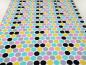 Preview: Fabric cotton jersey dots dots white turquoise pink yellow gray black dress fabric children's fabric