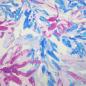 Preview: Fabric cotton satin stretch floral pattern design white blue pink pink dress fabric pants fabric costume fabric