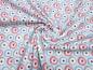 Preview: Fabric cotton jersey circles squiggles light blue pink red green white Aunt Ema dress fabric children's fabric