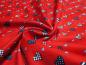 Preview: Fabric cotton poplin hearts design red black white gray blouse fabric dress fabric decoration fabric children's fabric