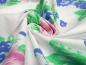 Preview: Fabric cotton stretch poplin roses design white blue green pink printed blouse fabric dress fabric