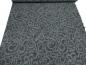 Preview: Fabric fine knit jacquard knit fabric with geometric pattern gray black dress fabric