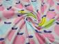 Preview: Fabric cotton jersey apple apples design gray pink yellow green blue dress fabric children's fabric