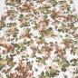 Preview: Fabric cotton stretch abstract floral pattern camuflage design white pink green brown dress fabric pants fabric costume fabric