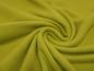 Preview: Fabric Ital. knitted fabric 100% merino wool uni green green yellow merino knit dress fabric children's fabric