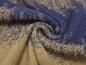 Preview: Fabric Ital. knitted fabric merino wool doubleface jacquard gradient beige blue melange merino knitted fabric dress fabric coat fabric decorative fabric