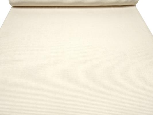 Fabric corduroy jersey / Nicki wide corduroy jersey uni wool white dress fabric children's fabric decoration fabric