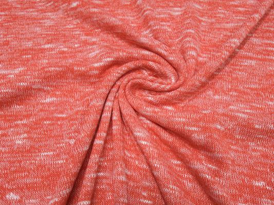 Fabric light knit fabric red coralle melange dress fabric blouse fabric