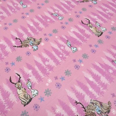 Stoff Baumwolle Jersey Disney Eiskönigin Frozen Olfa Design rosa pink bunt Kinderstoff Kleiderstoff Lizenzstoff