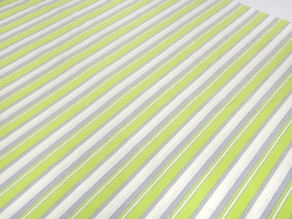 Fabric viscose jersey with stripes design green offwhite gray silver lurex striped dress fabric kids fabric