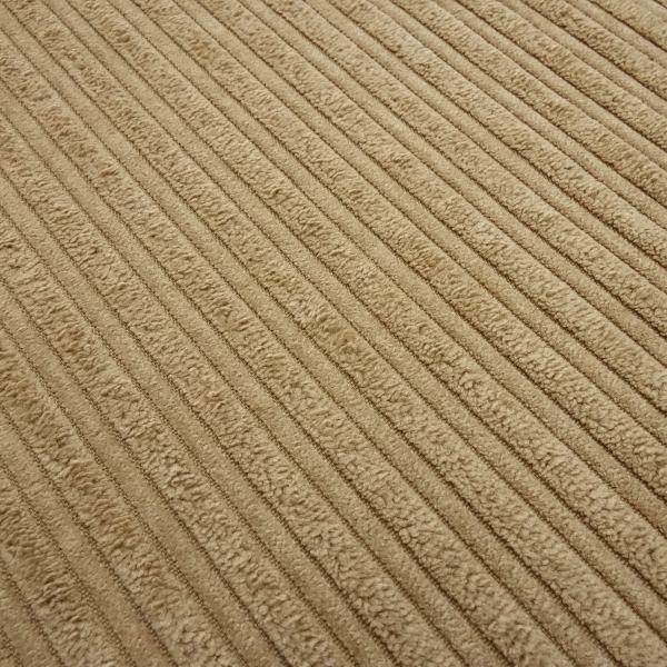 Stoff Cord mit Faux Fellabseite beige Breitcord Jackenstoff Mantelstoff