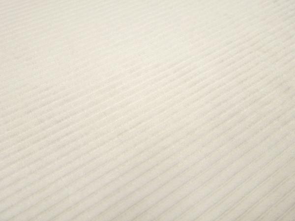 Fabric corduroy jersey / Nicki wide corduroy jersey uni wool white dress fabric children's fabric decoration fabric