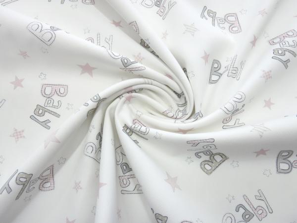 Fabric cotton twill baby stars design white gray pink children's fabric decoration fabric clothing fabric