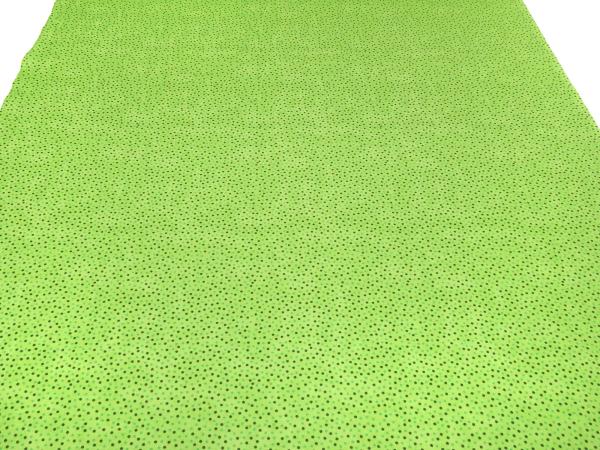 Stoff Baumwolle Popeline Querstretch mit 2 mm Punkte Pünktchen Design grün oliv Kleiderstoff Blusenstoff Dekostoff