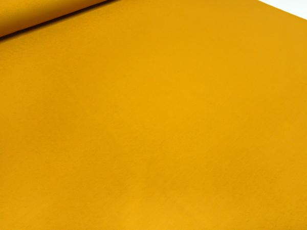 Fabric cotton french terry sweatshirt fabric summer sweat uni curry mustard