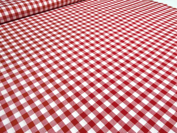 Fabric 100% cotton Zefir check 1 cm red white check dress fabric decorative fabric blouse fabric